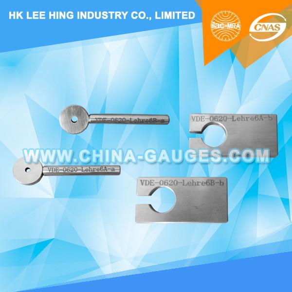 China DIN-VDE-0620-1 Lehre 6 Plug Gauges for Pin Diameter Testing wholesale