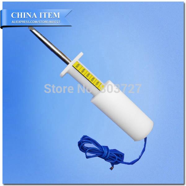 China IEC 60529-2001 Unjointed Rigid Test Finger with 50N Force Thrust wholesale