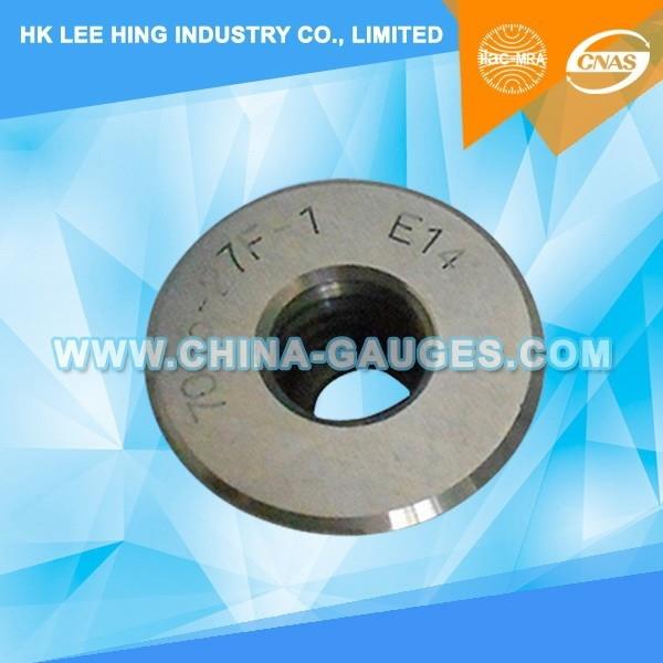 China IEC60061-3: 7006-27F-1 Go Gauge for E14 Caps on Finished Lamps wholesale